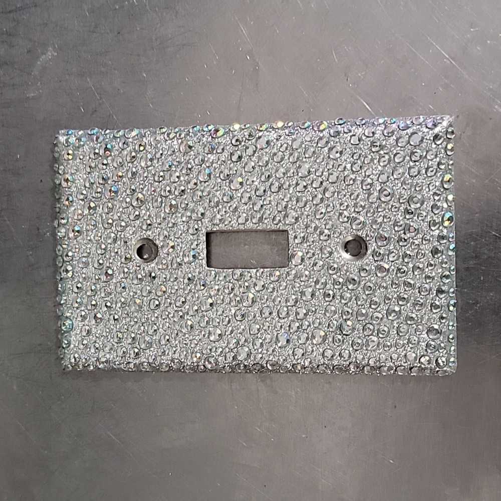 Sparkly light switch cover!!!